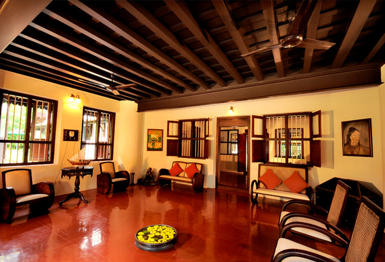A healing space at Vaidyagrama — the calm, Vastu-designed village built for classical Ayurveda in Coimbatore
